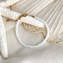 BRANSOLETKA NA RĘKĘ STAL CHIRURGICZNA POZŁACANA 14K ZŁOTEM BST1422