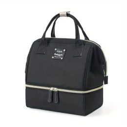TORBA, ORGANIZER DO WÓZKA 2 KOMORY 26X23X18CM CZARNA PLM29CZ