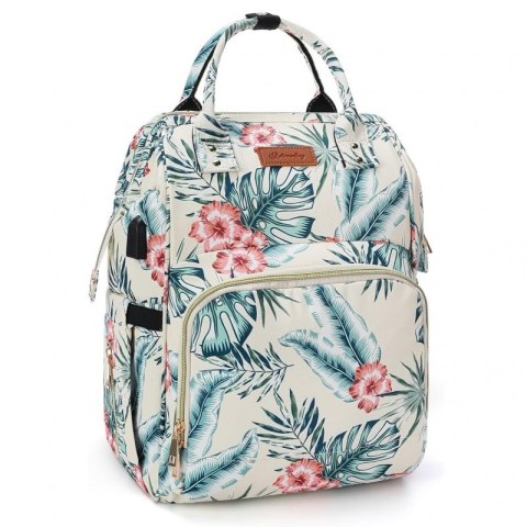 TORBA, ORGANIZER DO WÓZKA PLECAK DLA MAMY KREM 42X26X19CM PL152