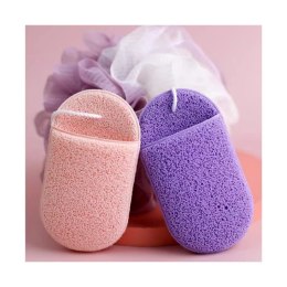 GĄBECZKA DO MYCIA TWARZY NA MOKRO, DELIKATNY PEELING 6,5X11CM 2 SZT GB09