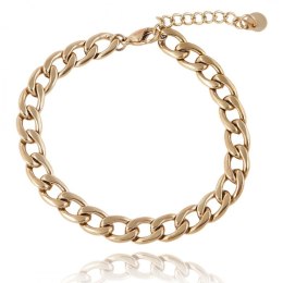 BRANSOLETKA NA RĘKĘ ŁAŃCUCH ELEGANCKI STAL CHIRURGICZNA POZŁACANA 14K ZŁOTEM BST1509