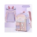PLECAK RABBIT SWEET SZKOLNY UNIWERSALNY KIESZONKI, ODBLASKI PL163FIO
