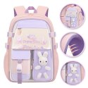 PLECAK RABBIT SWEET SZKOLNY UNIWERSALNY KIESZONKI, ODBLASKI PL163R