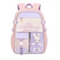 PLECAK RABBIT SWEET SZKOLNY UNIWERSALNY KIESZONKI, ODBLASKI PL163R