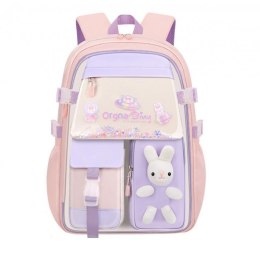 PLECAK RABBIT SWEET SZKOLNY UNIWERSALNY KIESZONKI, ODBLASKI PL163R
