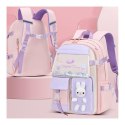 PLECAK RABBIT SWEET SZKOLNY UNIWERSALNY KIESZONKI, ODBLASKI PL163R