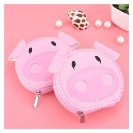 ZESTAW AKCESORIÓW DO MANICURE W ETUI RÓŻOWA ŚWINKA 7W1 AK07