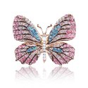 BROSZKA OZDOBNA KRYSZTAŁKI MOTYL BZ156