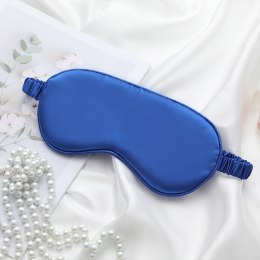 MASKA NA OCZY DO SPANIA ELEGANT SATYNOWA KOBALTOWA 20 X 9 CM OPK10KOB