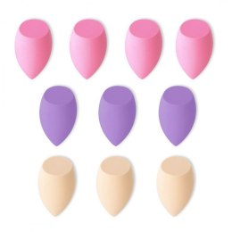 ZESTAW 10 GĄBECZEK DO MAKIJAŻU PASTEL VIOLET GB12