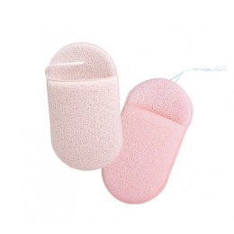 GĄBECZKA DO MYCIA TWARZY NA MOKRO, DELIKATNY PEELING 6,5X11CM 2 SZT GB19