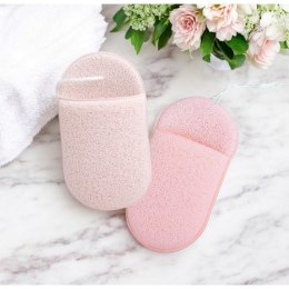 GĄBECZKA DO MYCIA TWARZY NA MOKRO, DELIKATNY PEELING 6,5X11CM 2 SZT GB19