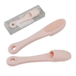 SILIKONOWA SZCZOTECZKA DO PEELINGU UST I NOSA 10,5 X 2,5 CM AK16R