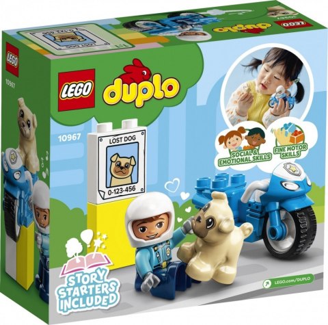 Klocki duplo 10967 motocykl policyjny Klocki duplo 10967 motocykl policyjny