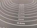 Stolnica silikonowa i wałek z akcesoriami 7 elementów