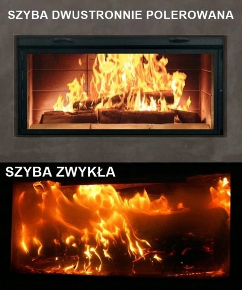 Szyba do kominka, pieca żaroodporna na wymiar Szyba do kominka, pieca żaroodporna na wymiar