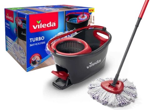 MOP OBROTOWY VILEDA TURBO 3W1 MICROFIBRE MOP OBROTOWY VILEDA TURBO 3W1 MICROFIBRE