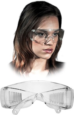 OKULARY OCHRONNE / TRANSPARENTNY / GOG-ICE