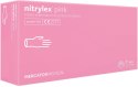 RĘKAWICE NITRYLOWE 100 SZTUK / RÓŻOWE / NITRYLEx PINK (M 7-8)