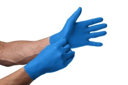 RĘKAWICE NITRYLOWE 50 SZT. GOGRIP BLUE (10 - XL)