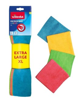 ŚCIERECZKA VILEDA MIKROFIBRA COLORS EXTRA LARGE 4 SZT.