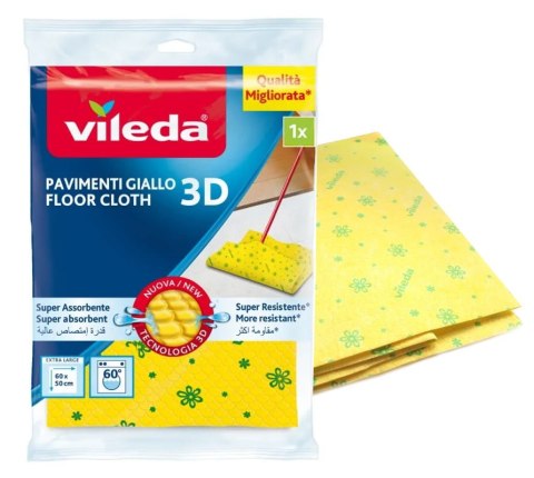 ŚCIERKA DO PODŁOGI VILEDA Z MIKROFIBRY 3D 1 SZT. ŚCIERKA DO PODŁOGI VILEDA Z MIKROFIBRY 3D 1 SZT.