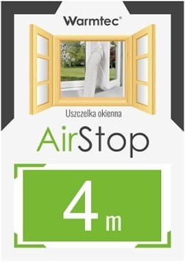 USZCZELKA OKIENNA DO KLIMATYZATORÓW WARMTEC AIRSTOP 4M USZCZELKA OKIENNA DO KLIMATYZATORÓW WARMTEC AIRSTOP 4M
