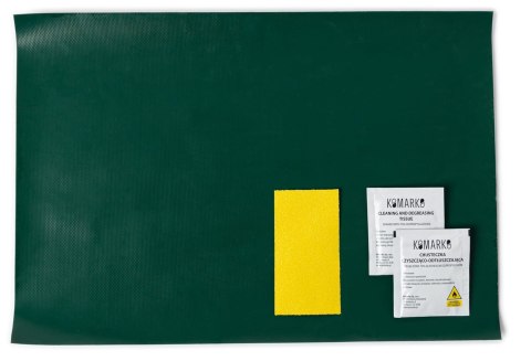 ZESTAW NAPRAWCZY DO ŁATANIA PLANDEK 45x32CM ZIELONY