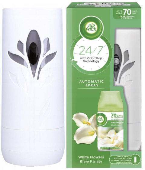 AIR WICK FRESHMATIC BIAŁE KWIATY/WHITE FLOWERS 250 ML KOMPLET AIR WICK FRESHMATIC BIAŁE KWIATY/WHITE FLOWERS 250 ML KOMPLET