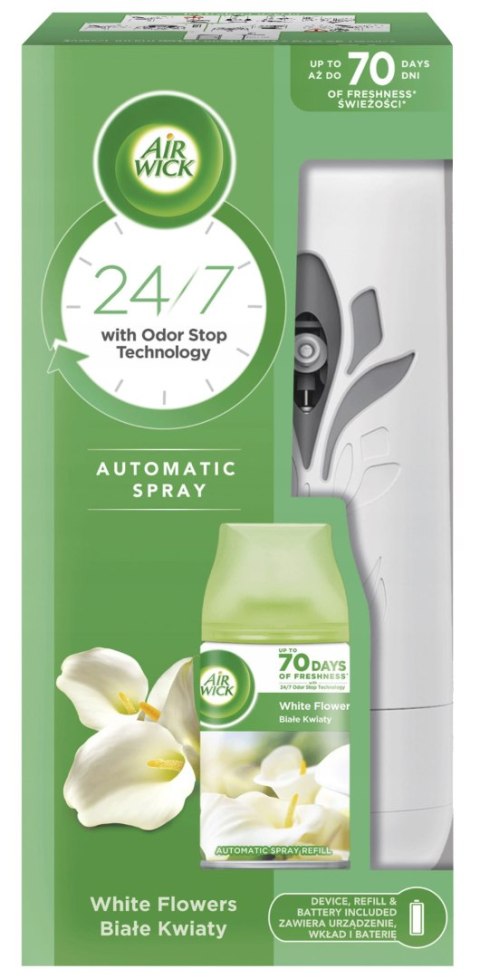 AIR WICK FRESHMATIC BIAŁE KWIATY/WHITE FLOWERS 250 ML KOMPLET AIR WICK FRESHMATIC BIAŁE KWIATY/WHITE FLOWERS 250 ML KOMPLET