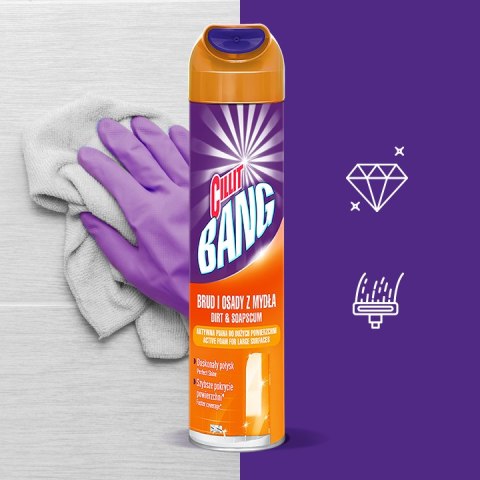 CILLIT BANG AKTYWNA PIANA OSADY Z MYDŁA I PRYSZNICE 600ML CILLIT BANG AKTYWNA PIANA OSADY Z MYDŁA I PRYSZNICE 600ML
