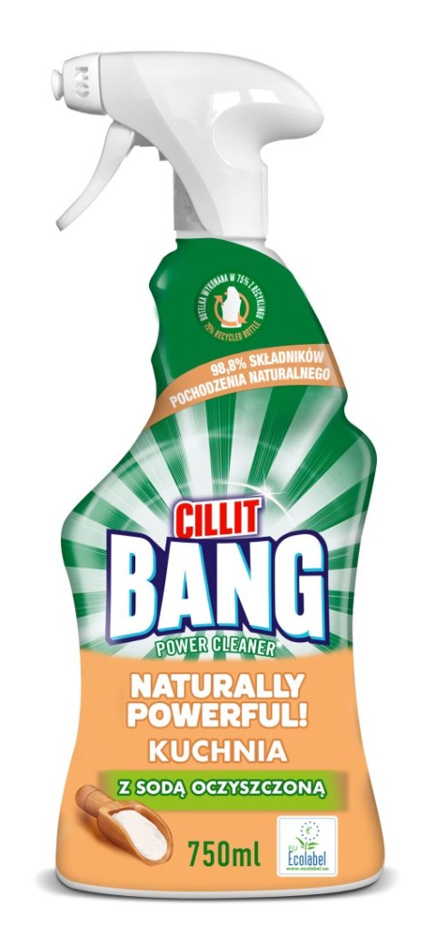 CILLIT BANG NATURALLY POWERFUL KUCHNIA 750ML SPRAY CILLIT BANG NATURALLY POWERFUL KUCHNIA 750ML SPRAY