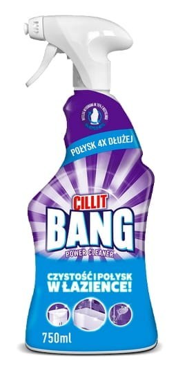 CILLIT BANG POWER CLEANER CZYSTOŚĆ I POŁYSK W ŁAZIENCE 750ML SPRAY