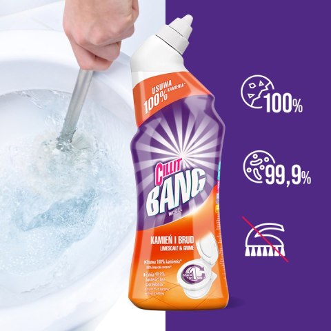 CILLIT BANG ŻEL DO TOALET - KAMIEń I RDZA 750ML CILLIT BANG ŻEL DO TOALET - KAMIEń I RDZA 750ML