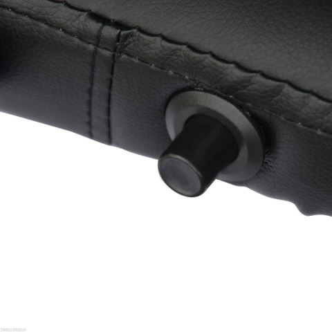 FOTEL BIUROWY SKÓRA EKO Z MASAŻEM CZARNY