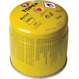 NABÓJ Z GAZEM BUTAN, 190 G, SYSTEM BLOKOWANIA WYPŁYWU GAZU