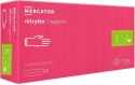 RĘKAWICE NITRYLOWE 100 SZT. NITRYLEx MAGENTA (M 7-8)