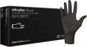 RĘKAWICE NITRYLOWE 100 SZTUK / CZARNE / NITRYLEx BLACK - 10 SZT. (XS 5-6)