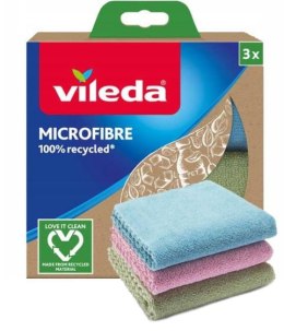 ŚCIERECZKA VILEDA MIKROFIBRA 100% RECYCLED 3 SZT.