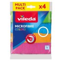 ŚCIERECZKA VILEDA MIKROFIBRA COLORS 4 SZT.