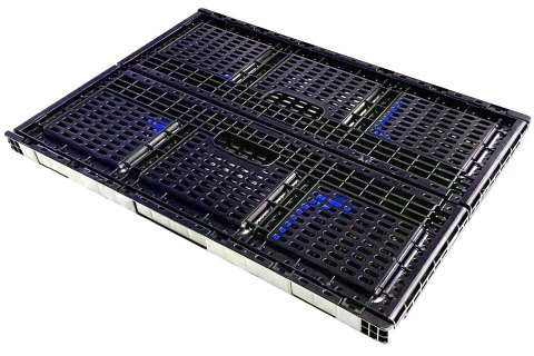 SKRZYNKA SKŁADANA 600x400x219MM SZARA