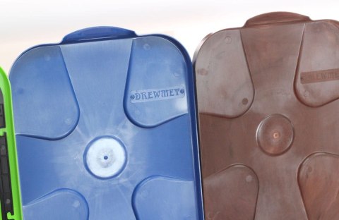 STOJAK DO SEGREGACJI ODPADÓW (5-STANOWISKOWY) NIEBIESKI, ZIELONY, BRĄZOWY, ŻÓŁTY, CZARNY - DREWMET