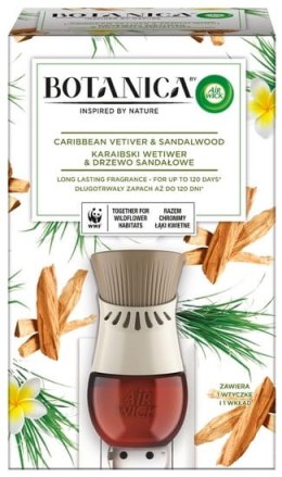 BOTANICA BY AIR WICK KARAIBSKI WETIWER & DRZEWO SANDAŁOWE/CARIBBEAN VETIvER & SANDALWOOD 19ML KOMPLET