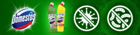 DOMESTOS PRZEDŁUŻONA MOC CITRUS FRESH ŻEL DO WC 750ML DOMESTOS PRZEDŁUŻONA MOC CITRUS FRESH ŻEL DO WC 750ML