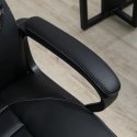 FOTEL BIUROWY SKÓRA EKO Z MASAŻEM CZARNY PAKO V 921-321