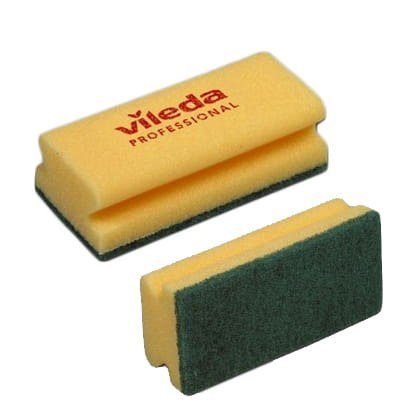 GĄBKA DO SZOROWANIA Z ZIELONYM PADEM 7x15CM - 1 SZT. GĄBKA DO SZOROWANIA Z ZIELONYM PADEM 7x15CM - 1 SZT.