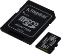 KINGSTON KARTA PAMIĘCI MICROSD 128GB CANvAS SELECT PLUS 100MB/S ADAPTER