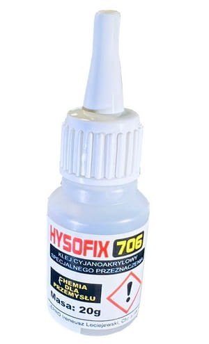 KLEJ CYJANOAKRYLOWY HYSOFIX 706 - 20G