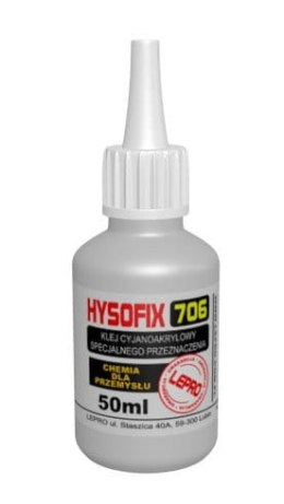 KLEJ CYJANOAKRYLOWY HYSOFIX 706 - 50G