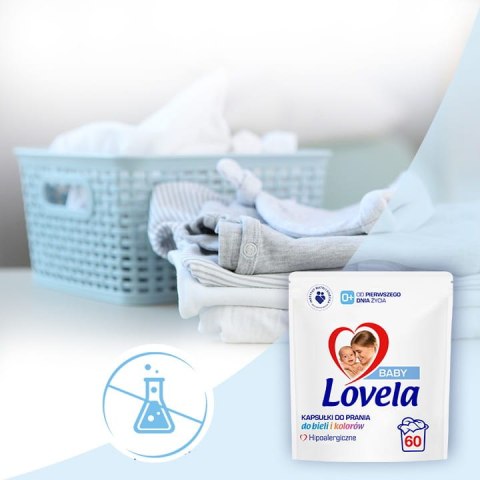 LOvELA BABY UNIWERSALNE KAPSUŁKI DO PRANIA 60 SZTUK LOvELA BABY UNIWERSALNE KAPSUŁKI DO PRANIA 60 SZTUK